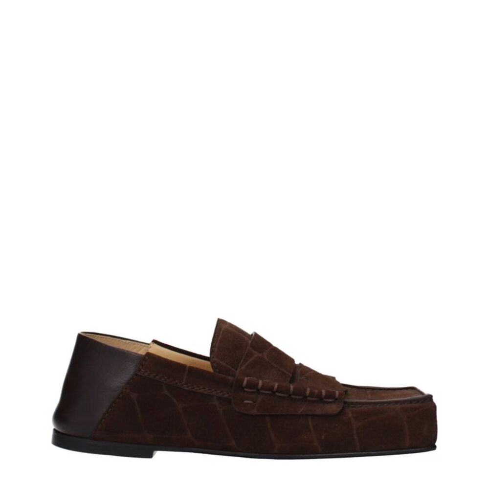 Jacquemus Brown Leather Slip-On Women's Loafers
